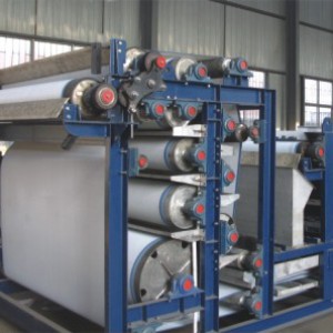 TYPE-DNDY INTEGRATIVE BELT CDNCENTRATION AND DEWATERING MACHINE